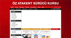 Desktop Screenshot of ozatakentsurucukursu.com